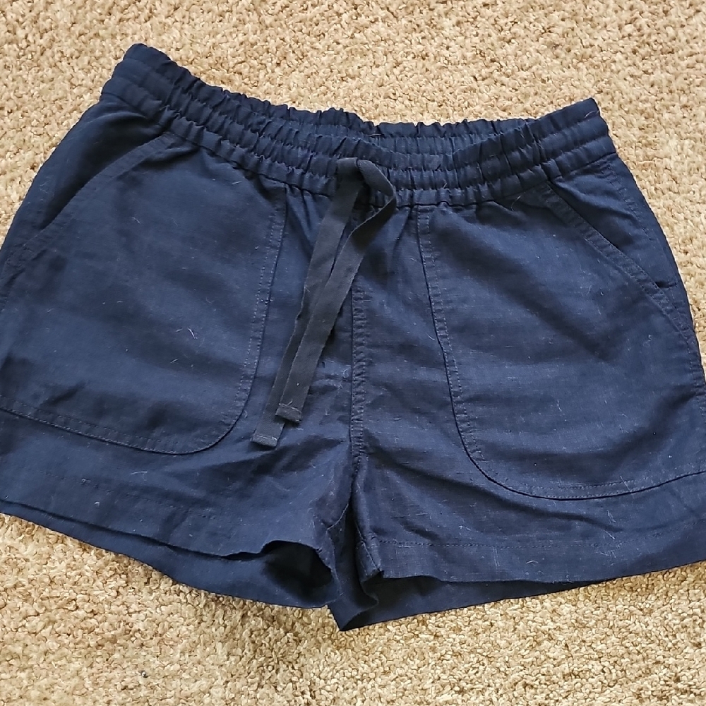 Women's Navy Blue Shorts